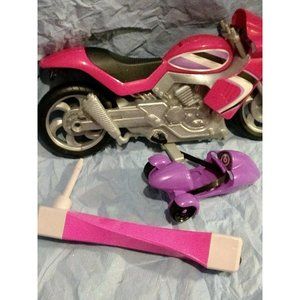 Barbie Spy Squad Secret Agent Motorcycle with Side Car Rare Find